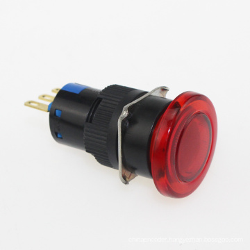 D16-A4r1 Mushroom Button 1no+1nc Auto-Reset Push Button